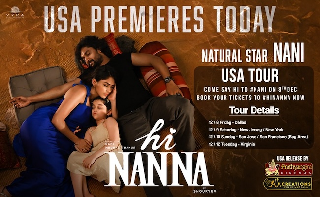 'Hi Nanna' USA Premieres Today