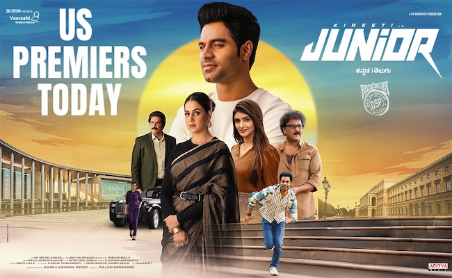 Kireeti's Junior USA Premieres Today