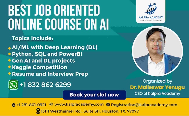 Best Job Oriented Online Course on AI