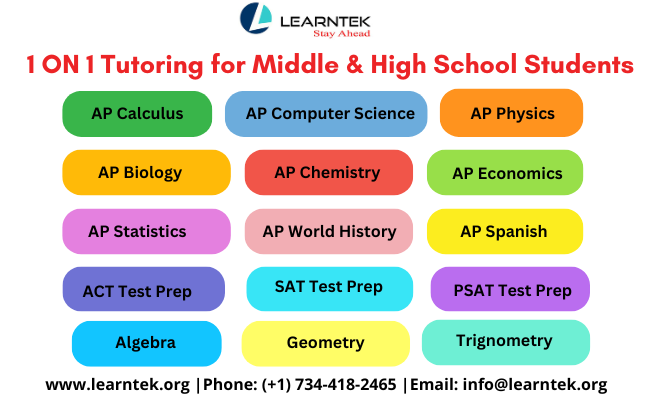 AP Calculus-Physics-Chemistry-Biology Tutoring