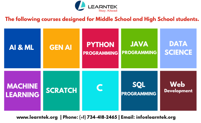 AIML - GEN AI - PYTHON for High School Students