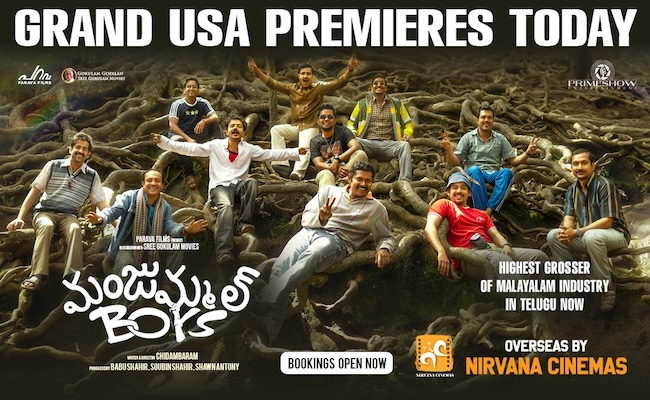 Manjummel Boys Telugu USA Premieres From Today