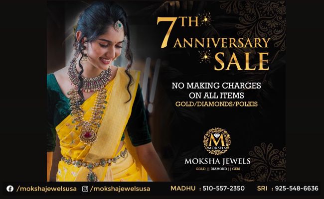 Moksha jewels celebrating 7th Anniversary!!