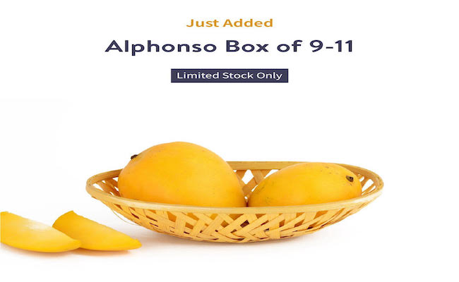 Just Added - Alphonso Mangoes Box of 11