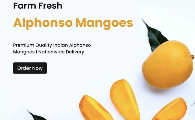 Indian Alphonso Season Ending Soon in The US