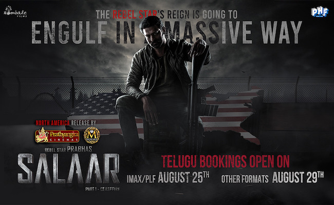 SALAAR USA Bookings Opens on Friday, Aug 25th