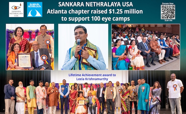 Sankara Nethralaya Atlanta adopted 100 villages