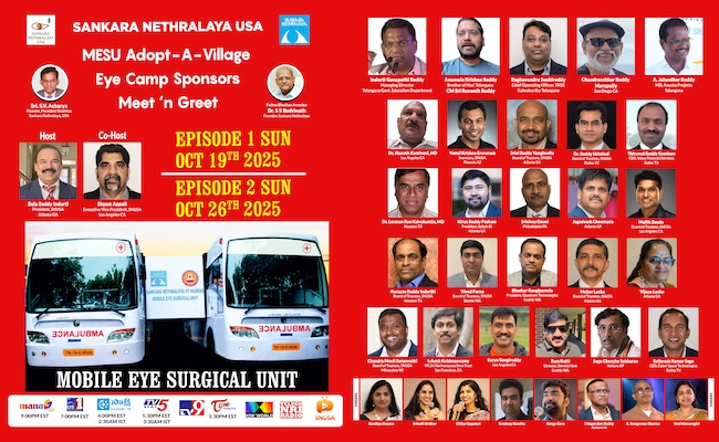Sankara Nethralaya MESU Sponsors Meet 'n' Greet