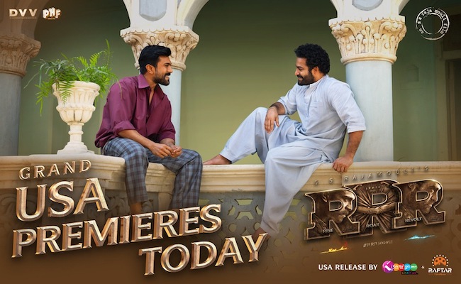 RRR Grand US Premieres Today