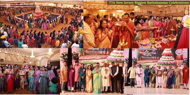 TTA Biggest BATHUKAMMA Celebrations in New Jersey