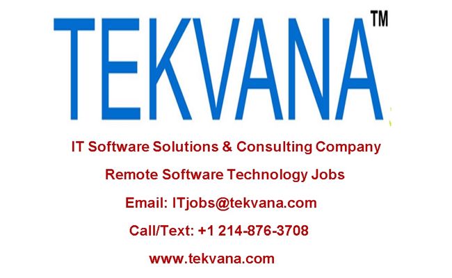 Tekvana can Sponsor H1B Visa for this year