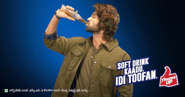 Vijay Devarakonda's 'Thums Up' Ad Lands in Style