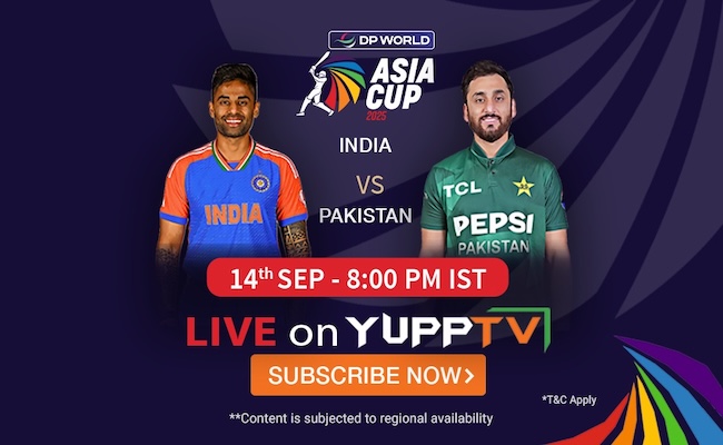 Epic Super Sunday Battle: IND vs PAK Live on YuppTV