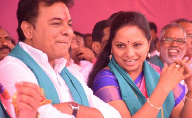 KTR plays down sister absence at crucial TRS meeting