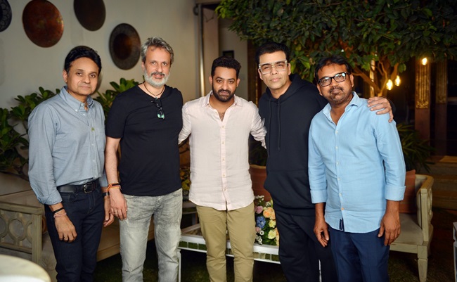 KJo partners with NTR Jr, Koratala Siva for Devara