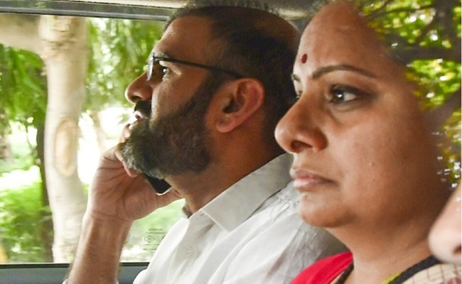 Delhi Court Sends Kavitha to ED Custody