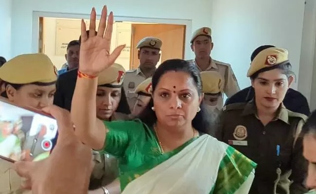 Kavitha Sent to Judicial Custody Till April 9