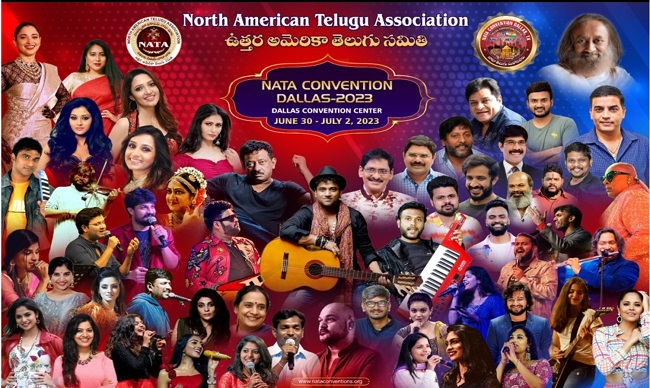 Stage set for a grandeur NATA Telugu convention
