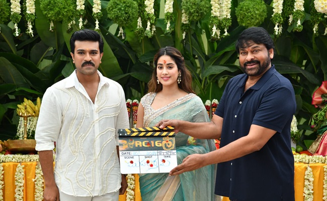 Chiranjeevi Claps For Charan, Buchi Babu’s RC16