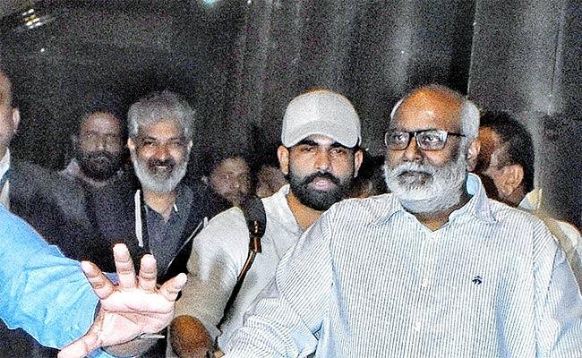 Rajamouli return to warm welcome by fans