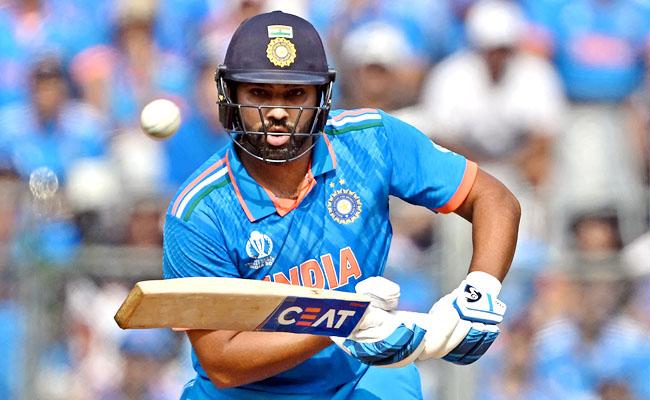Rohit Sharma ignores pitch row