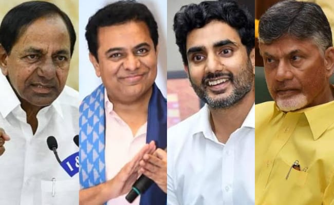 The Father And Son Politics In Telugu States