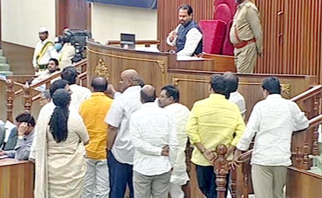 Rebel YSRC MLA suspended along with TDP members