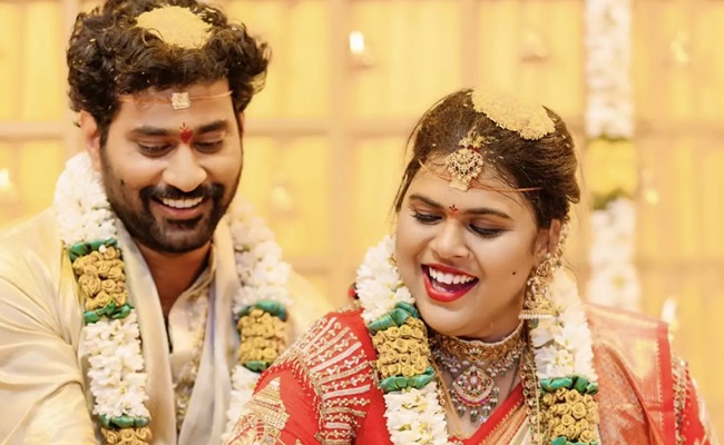 Pics: Masooda actor Thiruveer marries Kalpana Rao