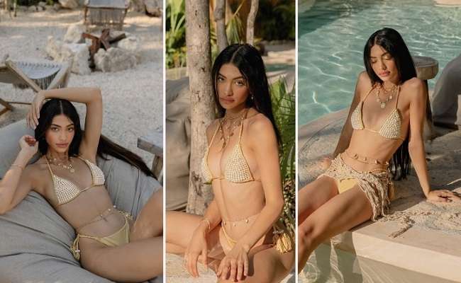 Pics: Heroine's Cousin Blasts In Bikini