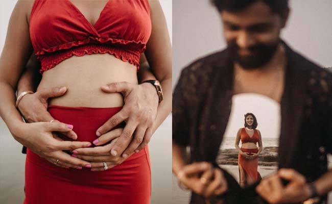 Amala announces her pregnancy with Jagat Desai