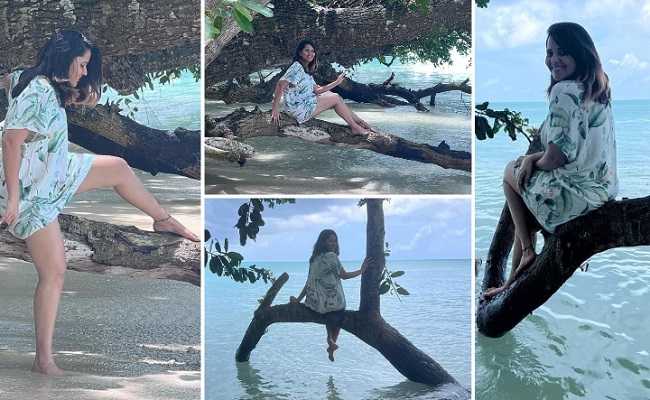 Pics: Beach Side Acts Of Beautiful Anchor