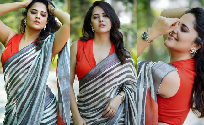 Pics: Tall Lady Lures Wearing A Saree