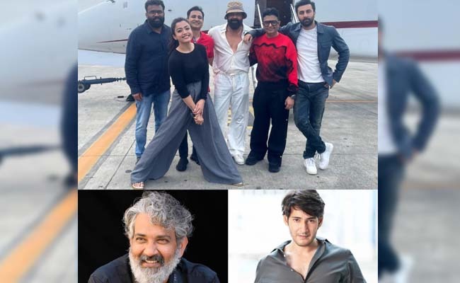 Rajamouli, Mahesh Babu For Animal Event