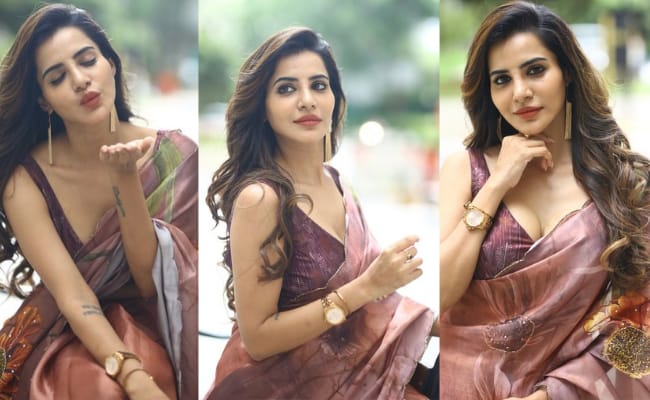 HOT: Miss Reddy Stuns In Glam Saree