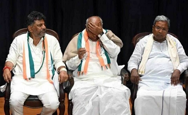 K'taka CM tussle: Shivakumar, Siddaramaiah refuse to budge