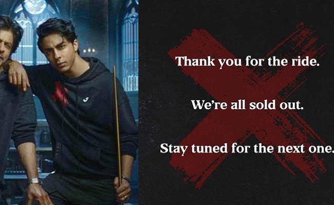 Aryan on his brand collection: Thank you for the ride