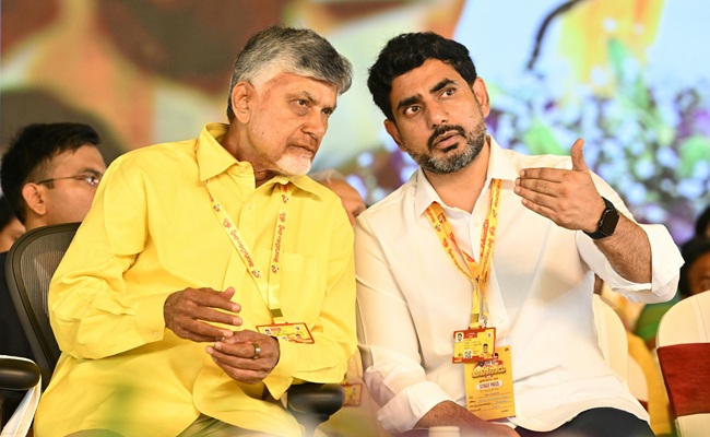 It's Lokesh show at TDP Mahanadu