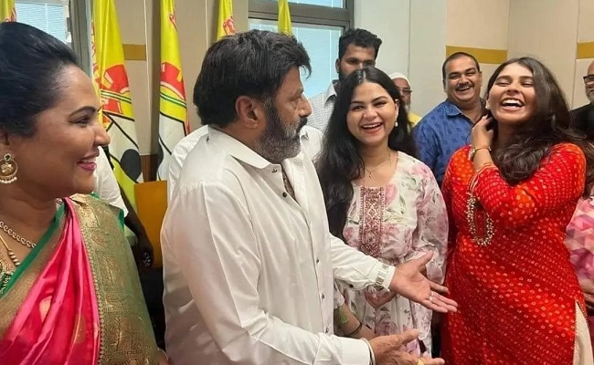 Viral Pic: Balakrishna's Laughter With YCP MLA After CBN's Arrest?