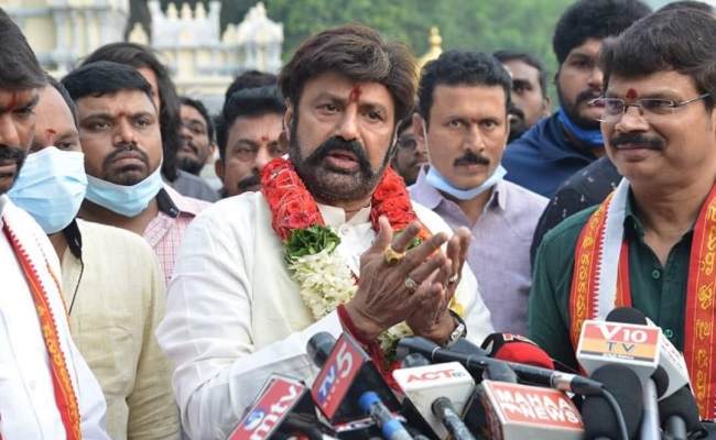 Balakrishna: 'Akhanda Brought Down Corona'