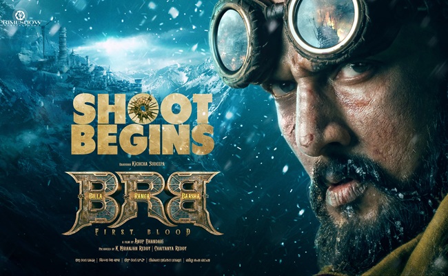 Kichcha Sudeep's magnum opus BRB shoot starts