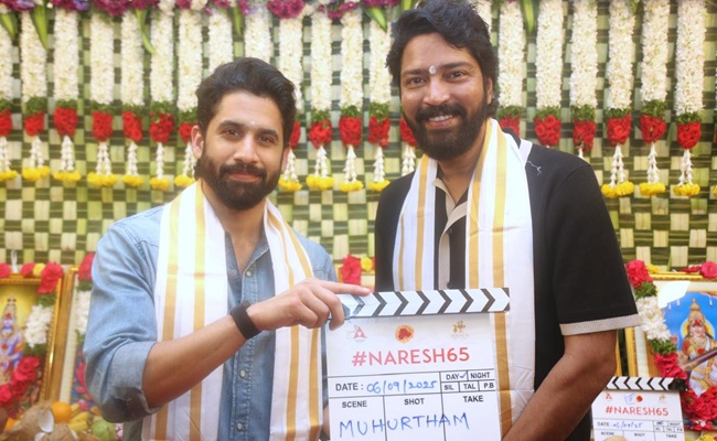 Allari Naresh' #Naresh65, Comedy Goes Cosmic