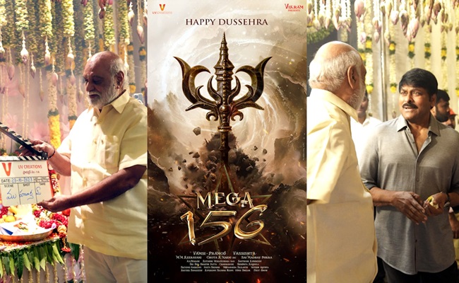 Chiru-Vassishta's Mega156 Begins With A Celebration Song