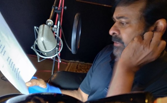 Chiru lends his voice for KV's 'Rangamarthanda'