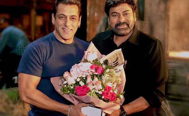 Pic Talk: Chiranjeevi Welcomes Salman Khan