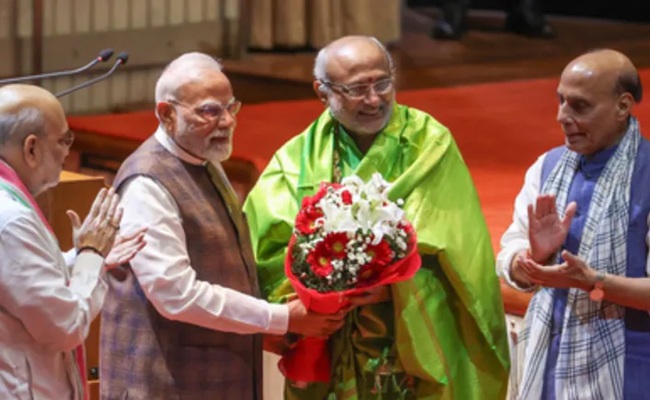 C.P. Radhakrishnan elected new Vice President