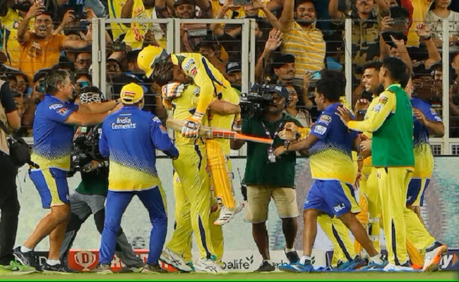 CSK players dedicate 5th IPL title to retiring Rayudu