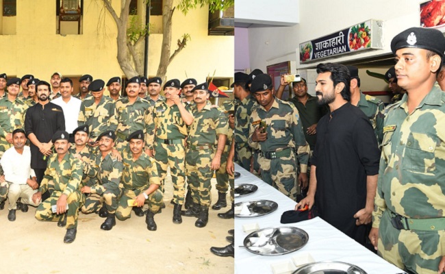 Ram Charan gets his chef to cook for BSF jawans in Amritsar
