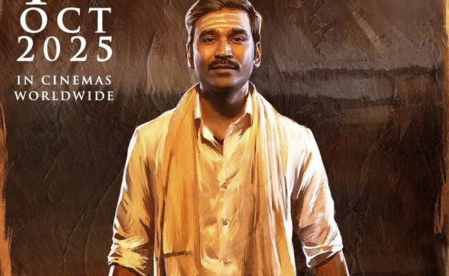 Sri Vedakshara Movies Acquires Dhanush's Crazy Project Idly Kottu