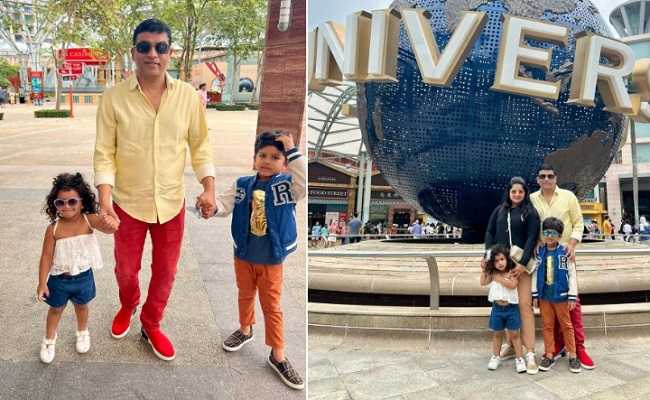 Dil Raju Vacationing with Grand Children!