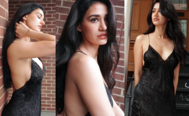 HOT: Slim Beauty Stuns In Bold Black